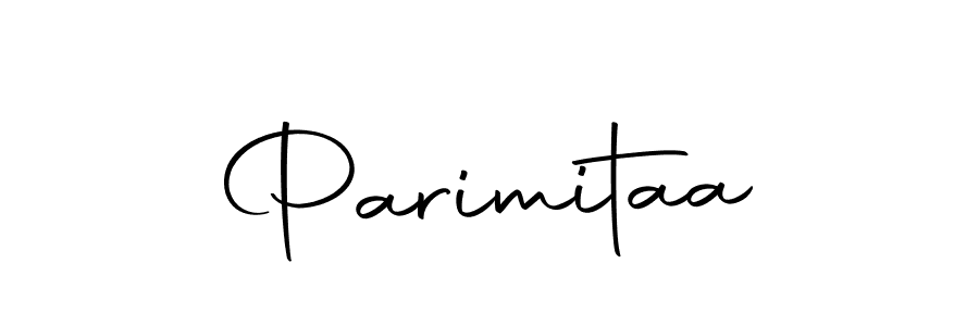 Design your own signature with our free online signature maker. With this signature software, you can create a handwritten (Autography-DOLnW) signature for name Parimitaa. Parimitaa signature style 10 images and pictures png