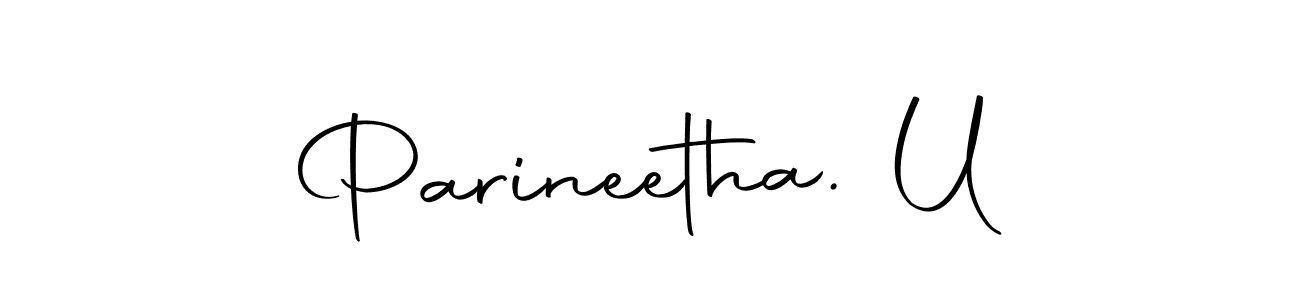 if you are searching for the best signature style for your name Parineetha. U. so please give up your signature search. here we have designed multiple signature styles  using Autography-DOLnW. Parineetha. U signature style 10 images and pictures png