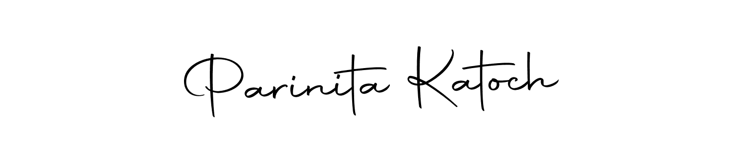 Use a signature maker to create a handwritten signature online. With this signature software, you can design (Autography-DOLnW) your own signature for name Parinita Katoch. Parinita Katoch signature style 10 images and pictures png