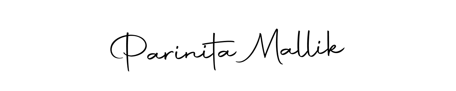 The best way (Autography-DOLnW) to make a short signature is to pick only two or three words in your name. The name Parinita Mallik include a total of six letters. For converting this name. Parinita Mallik signature style 10 images and pictures png