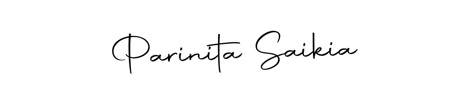 Make a beautiful signature design for name Parinita Saikia. With this signature (Autography-DOLnW) style, you can create a handwritten signature for free. Parinita Saikia signature style 10 images and pictures png