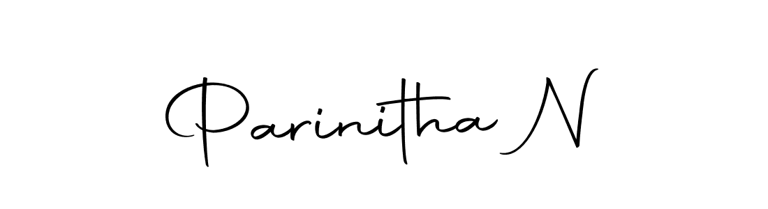 Parinitha N stylish signature style. Best Handwritten Sign (Autography-DOLnW) for my name. Handwritten Signature Collection Ideas for my name Parinitha N. Parinitha N signature style 10 images and pictures png