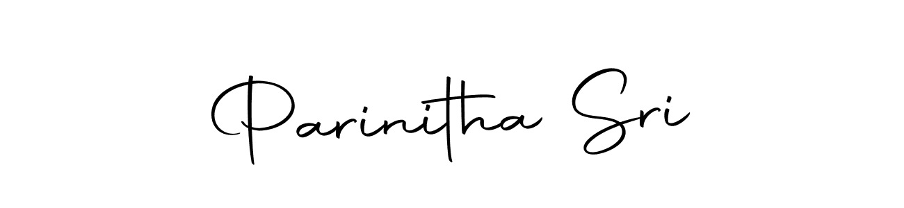 You should practise on your own different ways (Autography-DOLnW) to write your name (Parinitha Sri) in signature. don't let someone else do it for you. Parinitha Sri signature style 10 images and pictures png