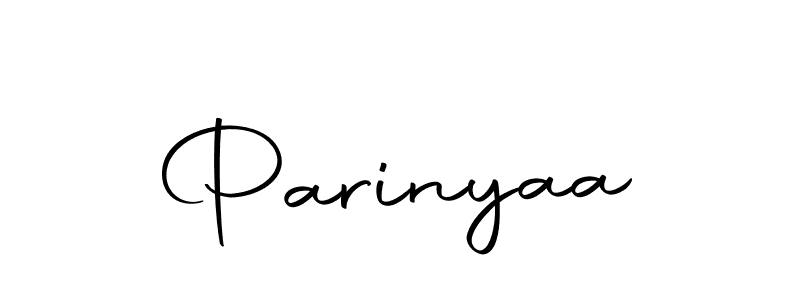 How to make Parinyaa name signature. Use Autography-DOLnW style for creating short signs online. This is the latest handwritten sign. Parinyaa signature style 10 images and pictures png