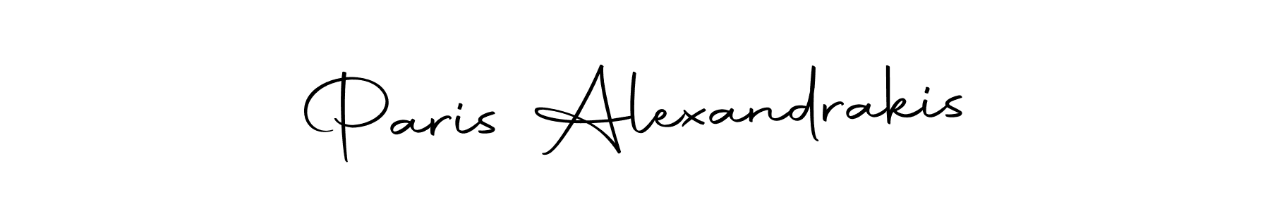 Make a beautiful signature design for name Paris Alexandrakis. With this signature (Autography-DOLnW) style, you can create a handwritten signature for free. Paris Alexandrakis signature style 10 images and pictures png