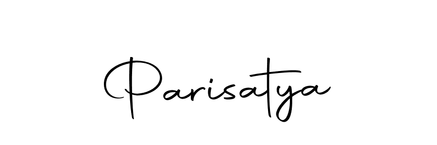 Similarly Autography-DOLnW is the best handwritten signature design. Signature creator online .You can use it as an online autograph creator for name Parisatya. Parisatya signature style 10 images and pictures png
