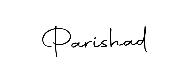 Make a beautiful signature design for name Parishad. With this signature (Autography-DOLnW) style, you can create a handwritten signature for free. Parishad signature style 10 images and pictures png