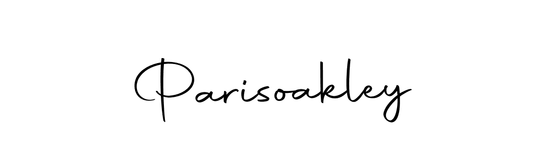 Parisoakley stylish signature style. Best Handwritten Sign (Autography-DOLnW) for my name. Handwritten Signature Collection Ideas for my name Parisoakley. Parisoakley signature style 10 images and pictures png