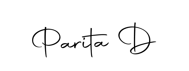Parita D stylish signature style. Best Handwritten Sign (Autography-DOLnW) for my name. Handwritten Signature Collection Ideas for my name Parita D. Parita D signature style 10 images and pictures png
