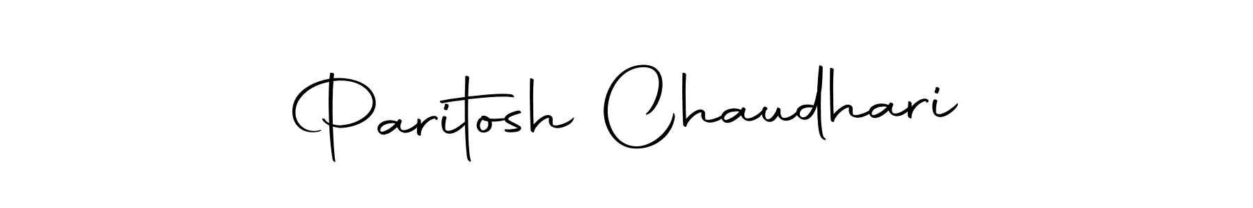 The best way (Autography-DOLnW) to make a short signature is to pick only two or three words in your name. The name Paritosh Chaudhari include a total of six letters. For converting this name. Paritosh Chaudhari signature style 10 images and pictures png