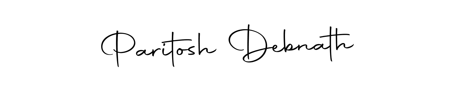 Paritosh Debnath stylish signature style. Best Handwritten Sign (Autography-DOLnW) for my name. Handwritten Signature Collection Ideas for my name Paritosh Debnath. Paritosh Debnath signature style 10 images and pictures png