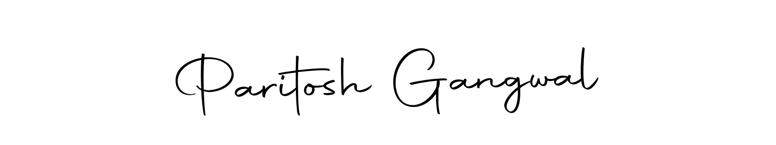 Create a beautiful signature design for name Paritosh Gangwal. With this signature (Autography-DOLnW) fonts, you can make a handwritten signature for free. Paritosh Gangwal signature style 10 images and pictures png