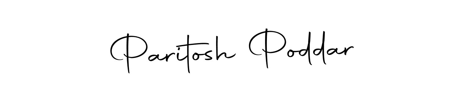 You should practise on your own different ways (Autography-DOLnW) to write your name (Paritosh Poddar) in signature. don't let someone else do it for you. Paritosh Poddar signature style 10 images and pictures png