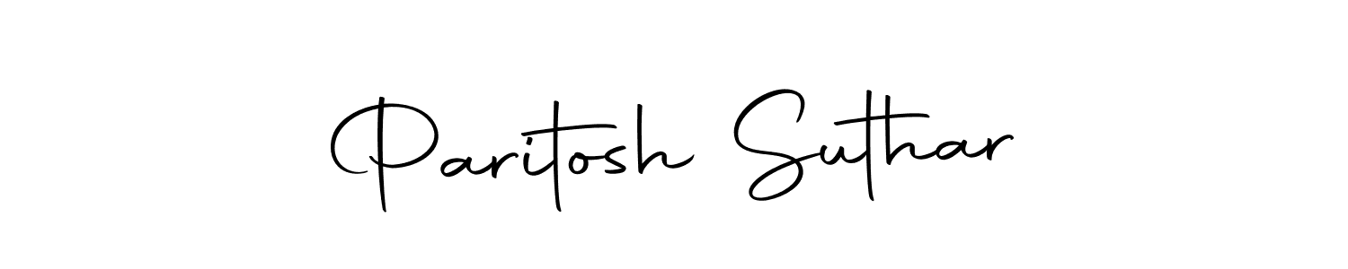 You can use this online signature creator to create a handwritten signature for the name Paritosh Suthar. This is the best online autograph maker. Paritosh Suthar signature style 10 images and pictures png