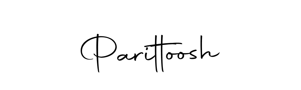 Similarly Autography-DOLnW is the best handwritten signature design. Signature creator online .You can use it as an online autograph creator for name Parittoosh. Parittoosh signature style 10 images and pictures png