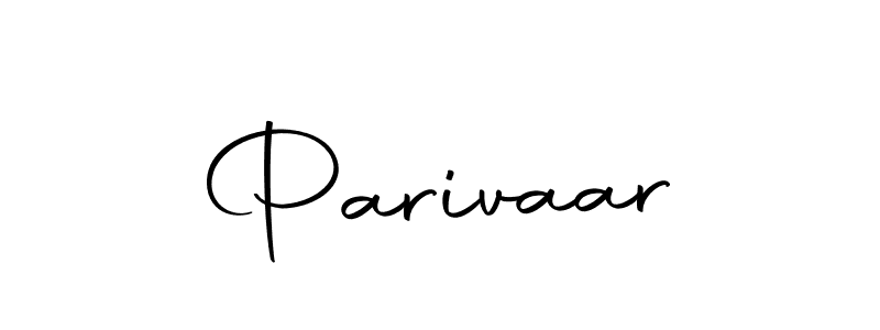 Make a beautiful signature design for name Parivaar. With this signature (Autography-DOLnW) style, you can create a handwritten signature for free. Parivaar signature style 10 images and pictures png
