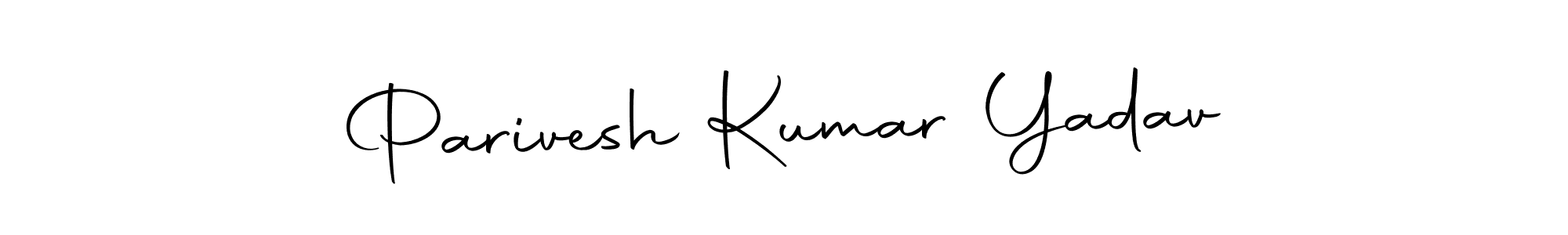 The best way (Autography-DOLnW) to make a short signature is to pick only two or three words in your name. The name Parivesh Kumar Yadav include a total of six letters. For converting this name. Parivesh Kumar Yadav signature style 10 images and pictures png