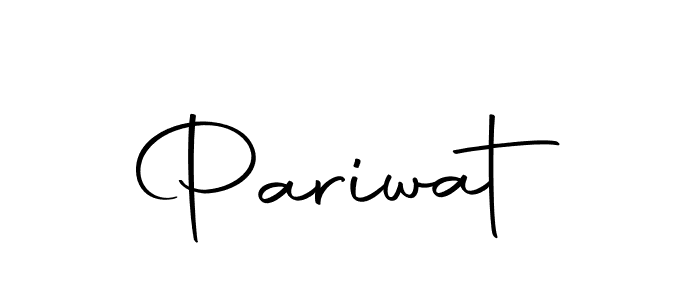 Make a beautiful signature design for name Pariwat. Use this online signature maker to create a handwritten signature for free. Pariwat signature style 10 images and pictures png