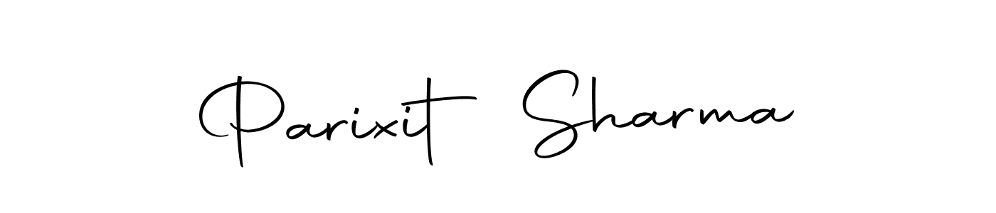 Create a beautiful signature design for name Parixit Sharma. With this signature (Autography-DOLnW) fonts, you can make a handwritten signature for free. Parixit Sharma signature style 10 images and pictures png