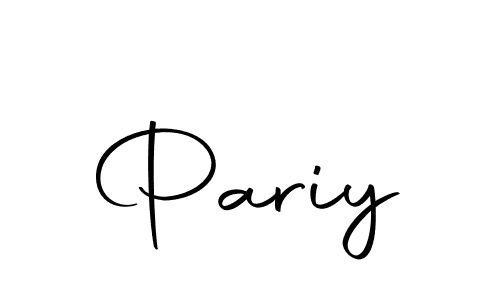 You should practise on your own different ways (Autography-DOLnW) to write your name (Pariy) in signature. don't let someone else do it for you. Pariy signature style 10 images and pictures png