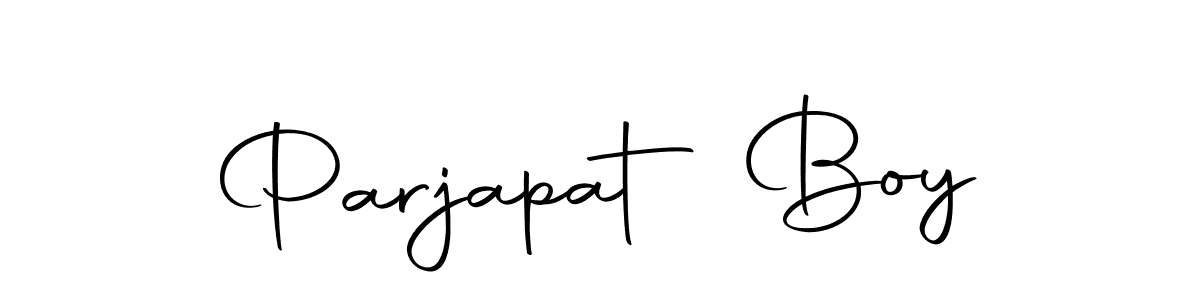 Parjapat Boy stylish signature style. Best Handwritten Sign (Autography-DOLnW) for my name. Handwritten Signature Collection Ideas for my name Parjapat Boy. Parjapat Boy signature style 10 images and pictures png