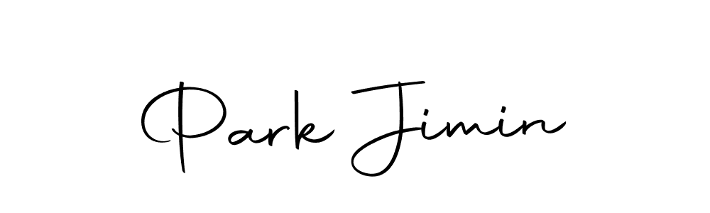 How to make Park Jimin name signature. Use Autography-DOLnW style for creating short signs online. This is the latest handwritten sign. Park Jimin signature style 10 images and pictures png