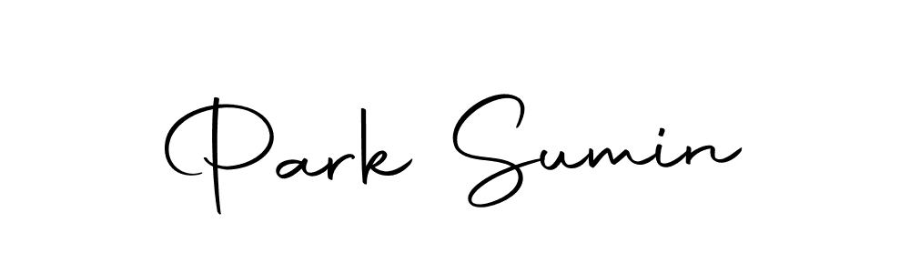 Use a signature maker to create a handwritten signature online. With this signature software, you can design (Autography-DOLnW) your own signature for name Park Sumin. Park Sumin signature style 10 images and pictures png