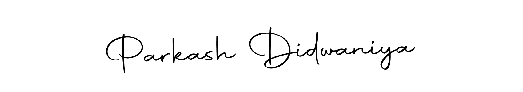 Use a signature maker to create a handwritten signature online. With this signature software, you can design (Autography-DOLnW) your own signature for name Parkash Didwaniya. Parkash Didwaniya signature style 10 images and pictures png