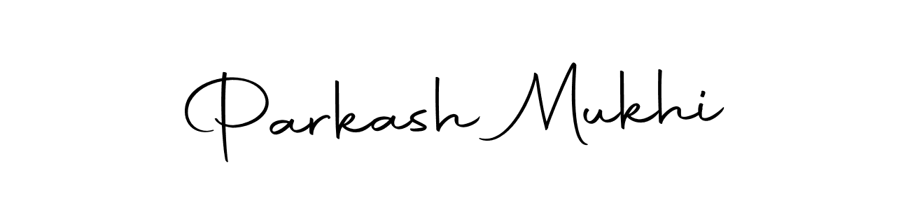 Make a beautiful signature design for name Parkash Mukhi. With this signature (Autography-DOLnW) style, you can create a handwritten signature for free. Parkash Mukhi signature style 10 images and pictures png