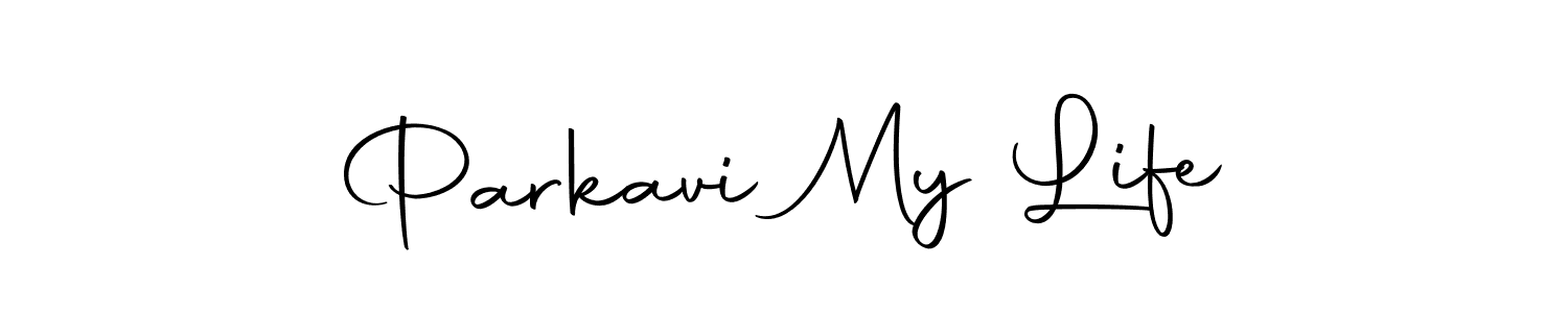 Use a signature maker to create a handwritten signature online. With this signature software, you can design (Autography-DOLnW) your own signature for name Parkavi My Life. Parkavi My Life signature style 10 images and pictures png