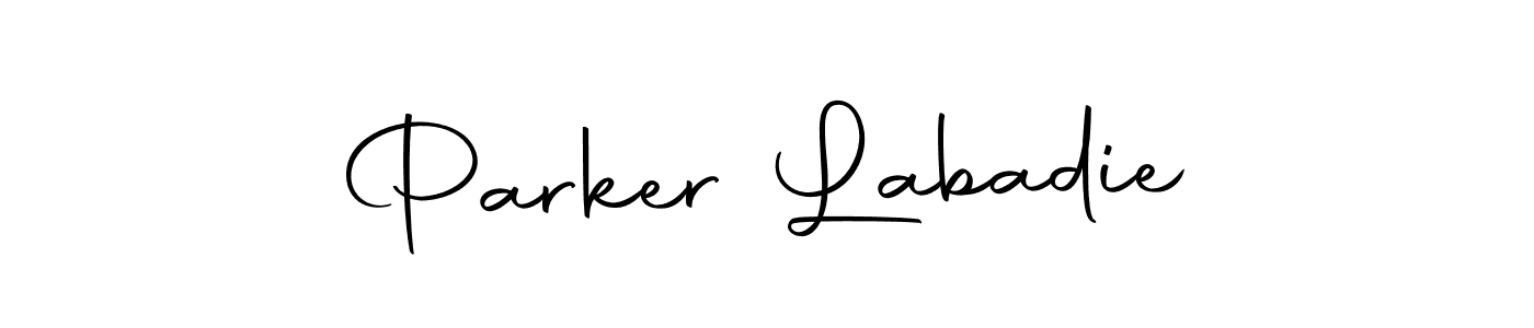 Create a beautiful signature design for name Parker Labadie. With this signature (Autography-DOLnW) fonts, you can make a handwritten signature for free. Parker Labadie signature style 10 images and pictures png