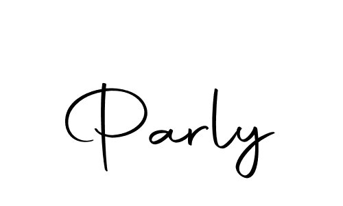 How to make Parly name signature. Use Autography-DOLnW style for creating short signs online. This is the latest handwritten sign. Parly signature style 10 images and pictures png