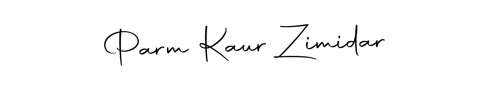 Also we have Parm Kaur Zimidar name is the best signature style. Create professional handwritten signature collection using Autography-DOLnW autograph style. Parm Kaur Zimidar signature style 10 images and pictures png