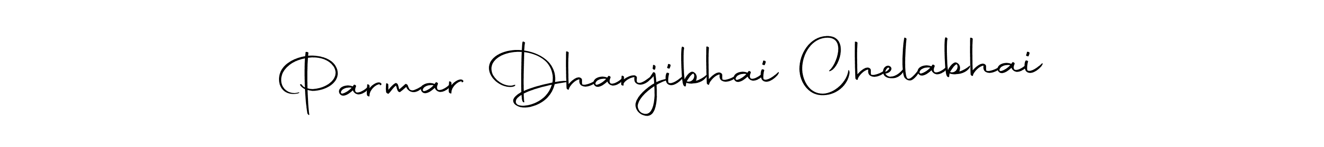 How to make Parmar Dhanjibhai Chelabhai signature? Autography-DOLnW is a professional autograph style. Create handwritten signature for Parmar Dhanjibhai Chelabhai name. Parmar Dhanjibhai Chelabhai signature style 10 images and pictures png