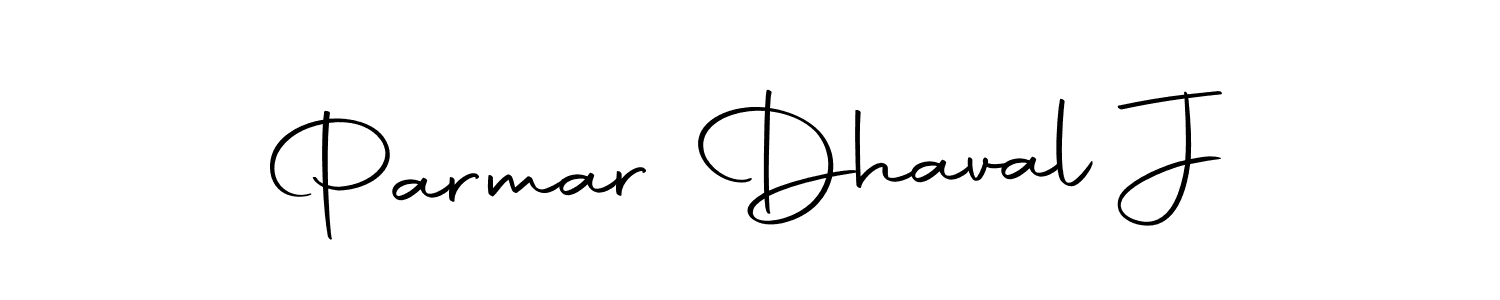 You should practise on your own different ways (Autography-DOLnW) to write your name (Parmar Dhaval J) in signature. don't let someone else do it for you. Parmar Dhaval J signature style 10 images and pictures png