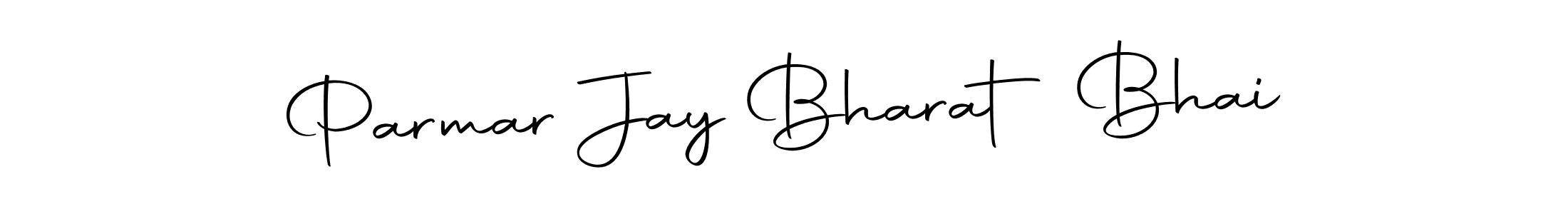 Autography-DOLnW is a professional signature style that is perfect for those who want to add a touch of class to their signature. It is also a great choice for those who want to make their signature more unique. Get Parmar Jay Bharat Bhai name to fancy signature for free. Parmar Jay Bharat Bhai signature style 10 images and pictures png