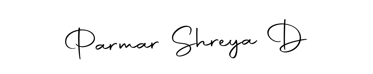 Parmar Shreya D stylish signature style. Best Handwritten Sign (Autography-DOLnW) for my name. Handwritten Signature Collection Ideas for my name Parmar Shreya D. Parmar Shreya D signature style 10 images and pictures png