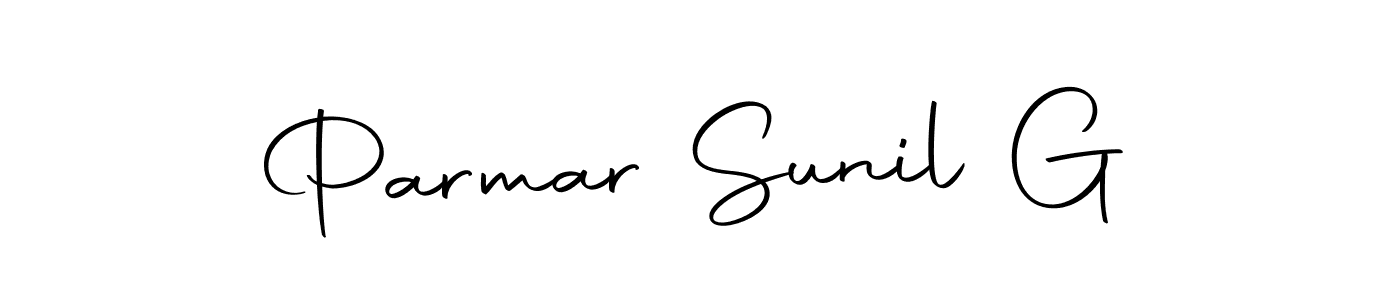 Make a short Parmar Sunil G signature style. Manage your documents anywhere anytime using Autography-DOLnW. Create and add eSignatures, submit forms, share and send files easily. Parmar Sunil G signature style 10 images and pictures png