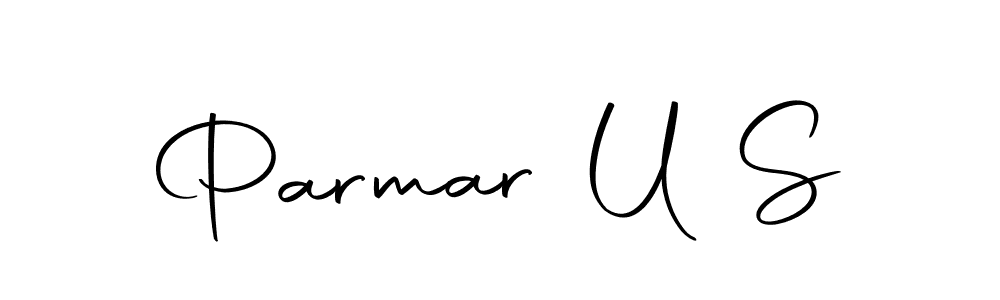 Autography-DOLnW is a professional signature style that is perfect for those who want to add a touch of class to their signature. It is also a great choice for those who want to make their signature more unique. Get Parmar U S name to fancy signature for free. Parmar U S signature style 10 images and pictures png