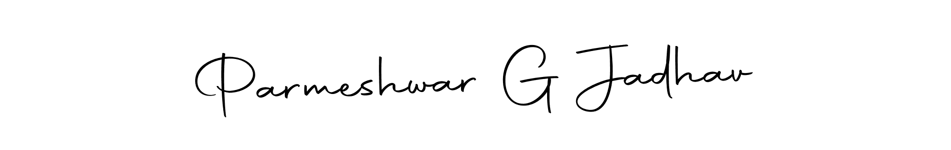 Use a signature maker to create a handwritten signature online. With this signature software, you can design (Autography-DOLnW) your own signature for name Parmeshwar G Jadhav. Parmeshwar G Jadhav signature style 10 images and pictures png