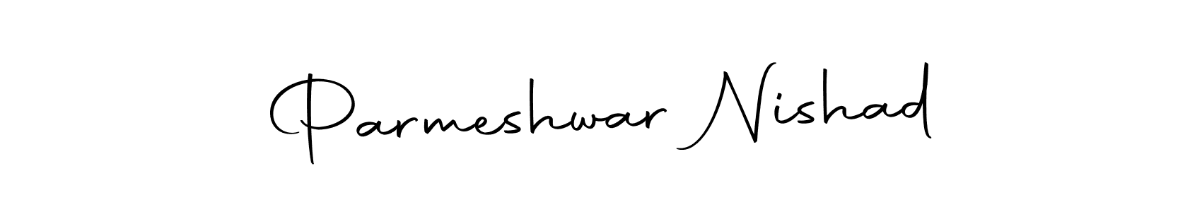 Use a signature maker to create a handwritten signature online. With this signature software, you can design (Autography-DOLnW) your own signature for name Parmeshwar Nishad. Parmeshwar Nishad signature style 10 images and pictures png