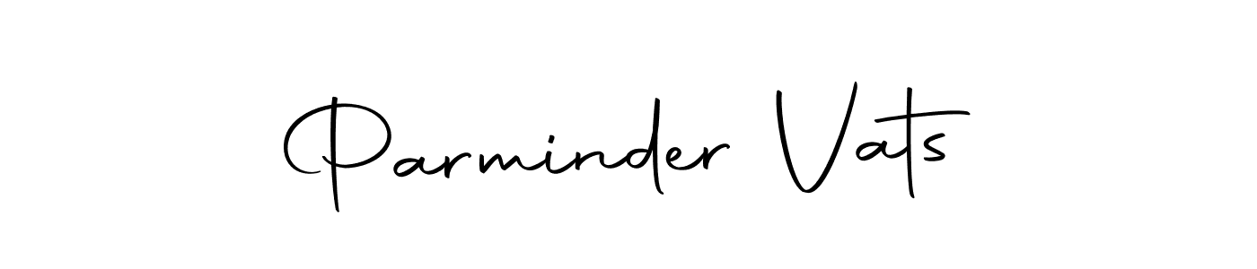 Create a beautiful signature design for name Parminder Vats. With this signature (Autography-DOLnW) fonts, you can make a handwritten signature for free. Parminder Vats signature style 10 images and pictures png