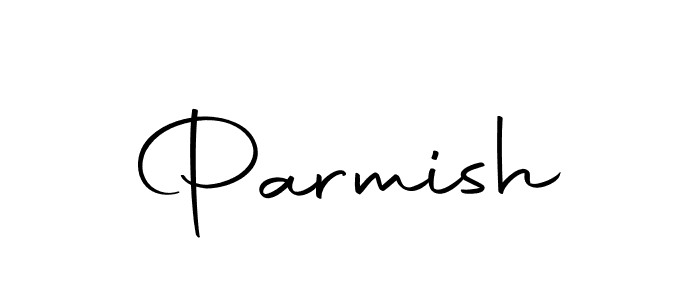 Use a signature maker to create a handwritten signature online. With this signature software, you can design (Autography-DOLnW) your own signature for name Parmish. Parmish signature style 10 images and pictures png