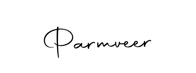 Design your own signature with our free online signature maker. With this signature software, you can create a handwritten (Autography-DOLnW) signature for name Parmveer. Parmveer signature style 10 images and pictures png