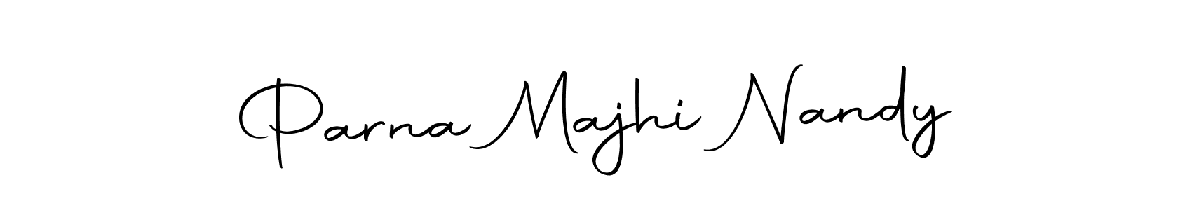 How to make Parna Majhi Nandy signature? Autography-DOLnW is a professional autograph style. Create handwritten signature for Parna Majhi Nandy name. Parna Majhi Nandy signature style 10 images and pictures png