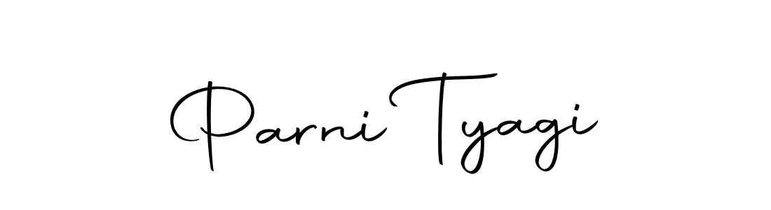 Also we have Parni Tyagi name is the best signature style. Create professional handwritten signature collection using Autography-DOLnW autograph style. Parni Tyagi signature style 10 images and pictures png