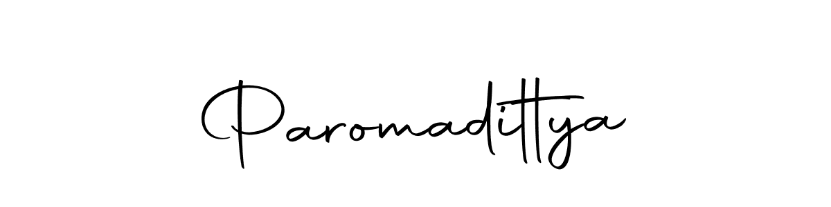 Create a beautiful signature design for name Paromadittya. With this signature (Autography-DOLnW) fonts, you can make a handwritten signature for free. Paromadittya signature style 10 images and pictures png