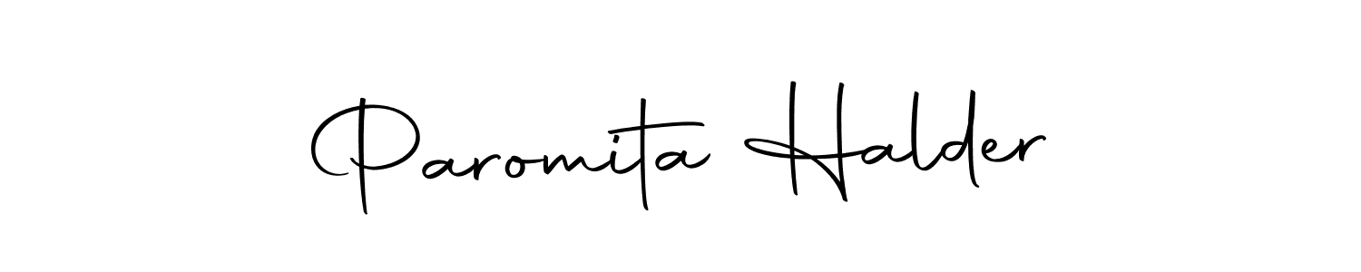 You should practise on your own different ways (Autography-DOLnW) to write your name (Paromita Halder) in signature. don't let someone else do it for you. Paromita Halder signature style 10 images and pictures png