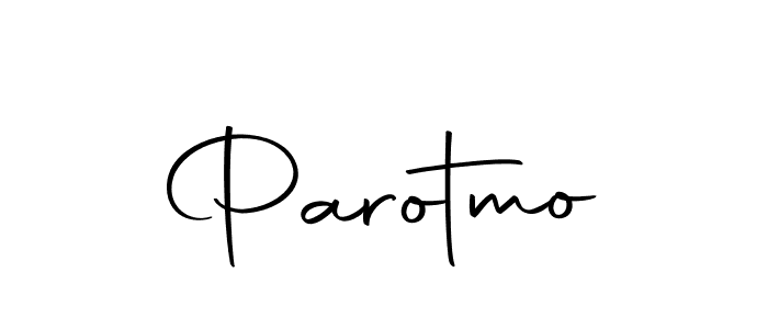 Use a signature maker to create a handwritten signature online. With this signature software, you can design (Autography-DOLnW) your own signature for name Parotmo. Parotmo signature style 10 images and pictures png