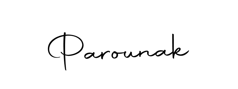 How to make Parounak signature? Autography-DOLnW is a professional autograph style. Create handwritten signature for Parounak name. Parounak signature style 10 images and pictures png